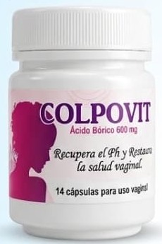 Colpovit, ácido bórico 600 mg